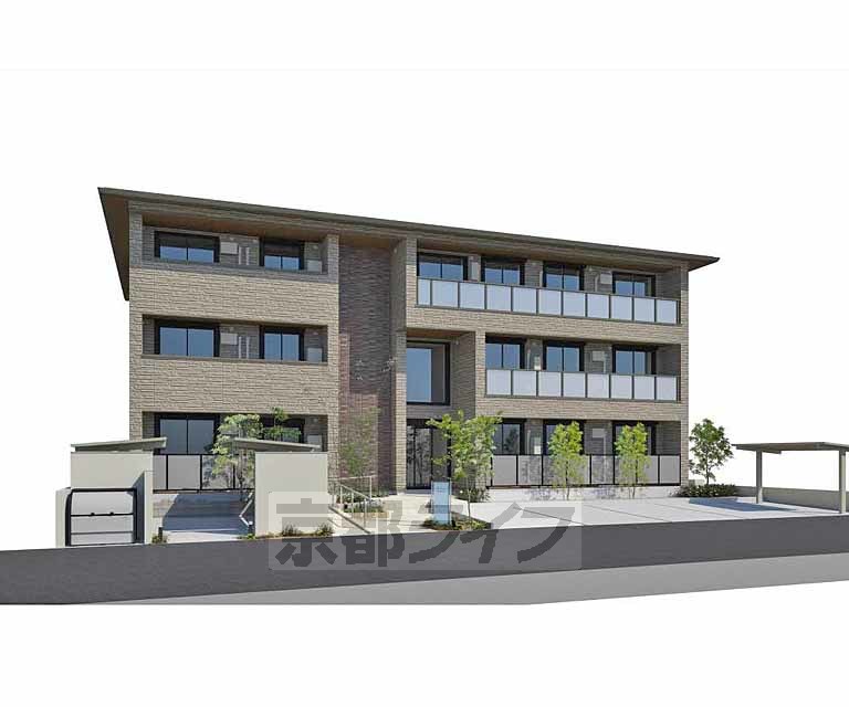 建物外観　予想図、完成予想図