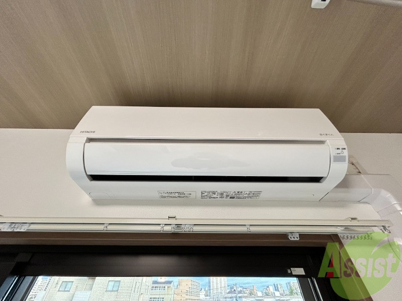 その他設備　エアコンは備え付けなので入居時からご利用できます。