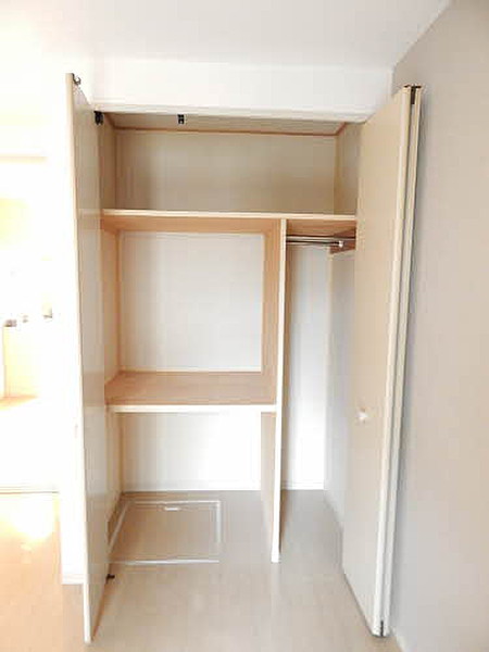 収納　たっぷりとした収納スペースです