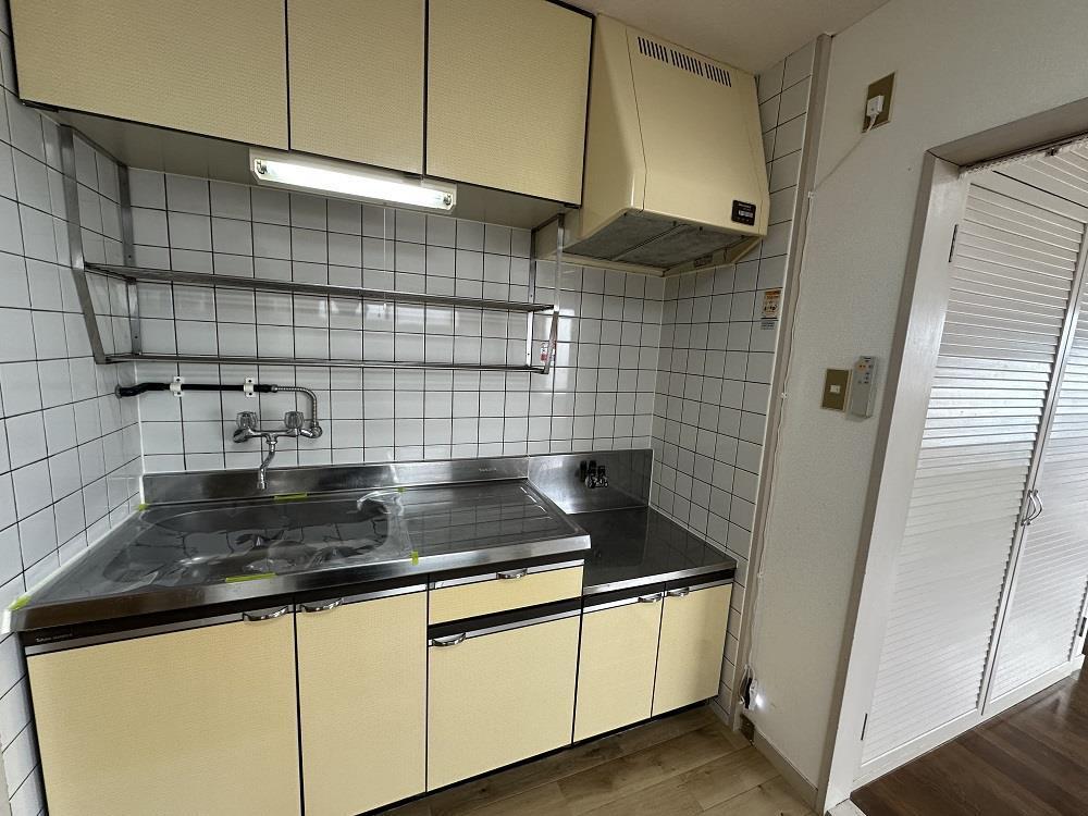 キッチン　2口ガスコンロ設置可能