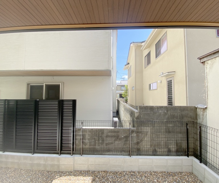 眺望　専用庭からの景色です。