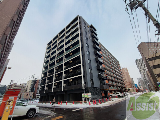 建物外観　札幌市中央区南８条西「アルファスクエア中島公園」