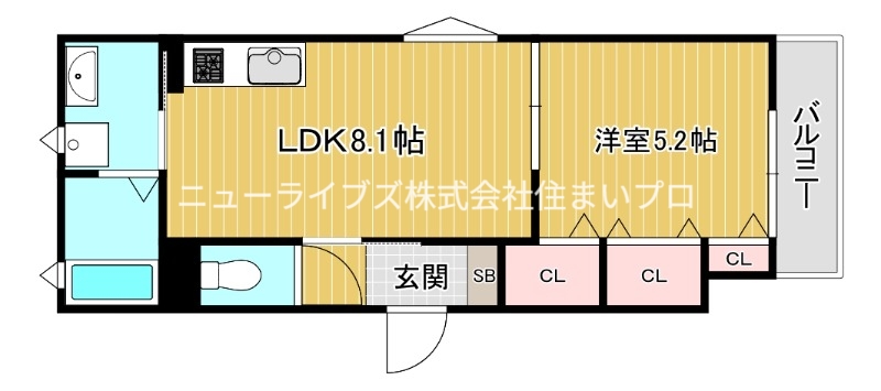 グランクラウディア寝屋川の間取り写真