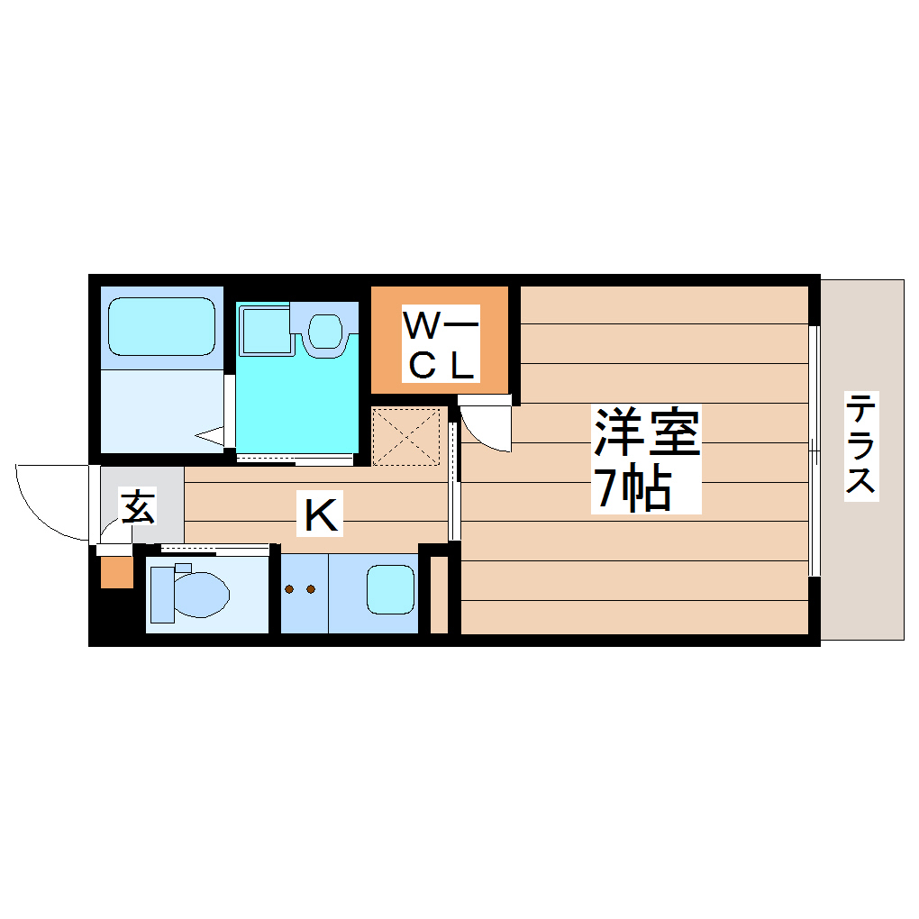 SAKURA HILLS Iの間取り写真