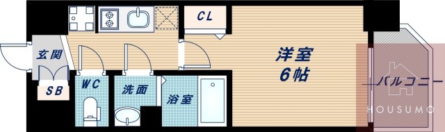 プレサンスブルーム東三国の間取り写真