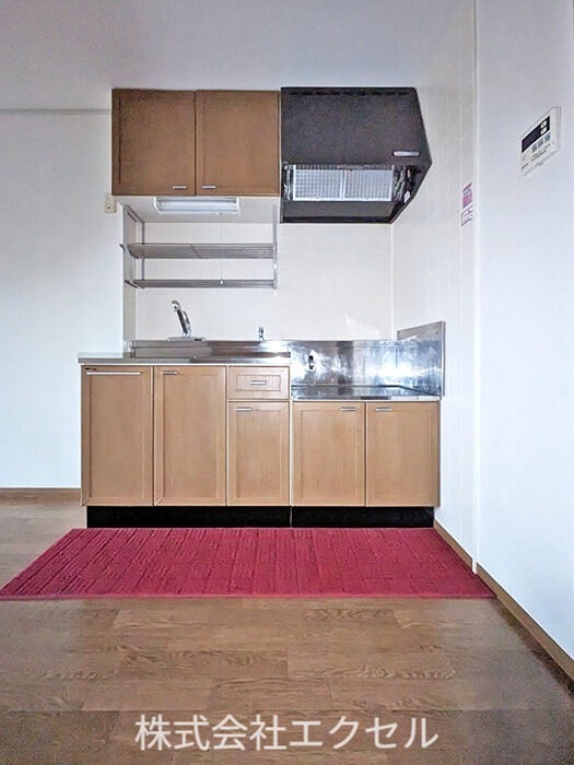 キッチン　お好きなガスコンロが設置できます。