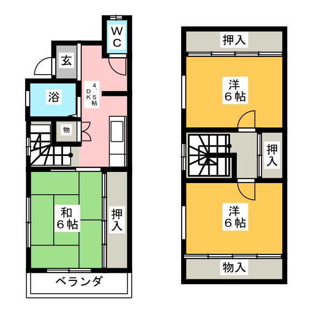 水野ハイツの間取り