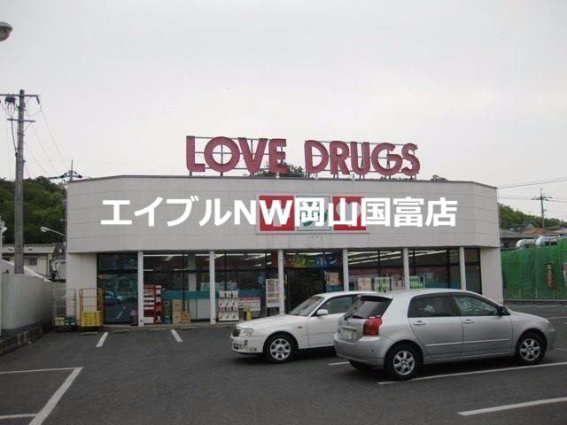 ドラックストア　くすりのラブ伊島店（ドラッグストア）まで691m