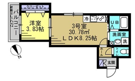 ＡＪ新松戸０１７の間取り