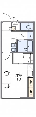 レオパレスブリエの間取り