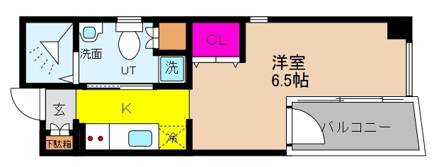 神戸市東灘区御影本町のマンションの間取り