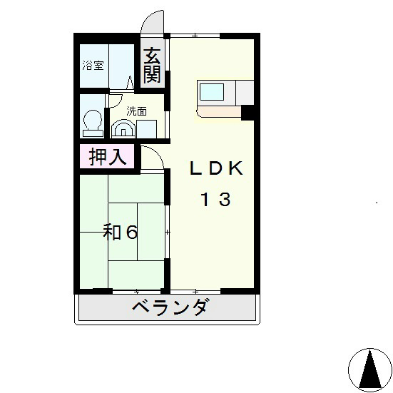 グランドール野洲（旧館）の間取り