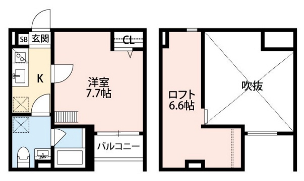 エクレール長田の間取り