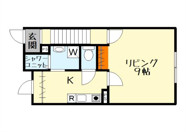 KSコーポ宇川の間取り