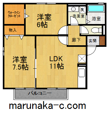 ウィルモアK 2の間取り