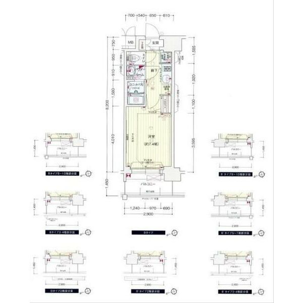 プレサンス久屋大通公園エアリーの間取り