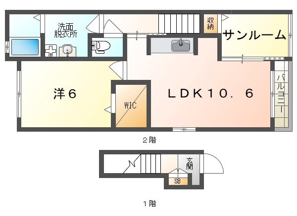 リアンハウスの間取り