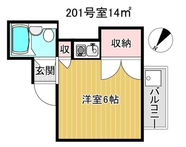 【朝日町ミニハイツの間取り】