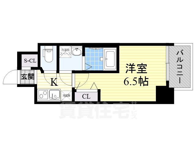 ファーストフィオーレ九条の間取り