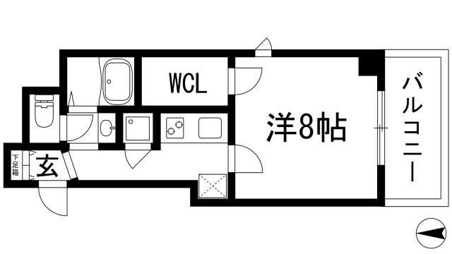 ビガーポリス133宝塚の間取り