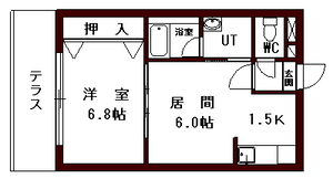 カーサ菊水の間取り