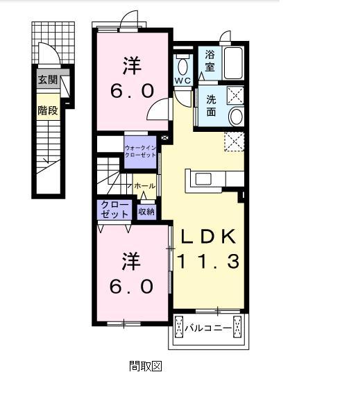 ヴァン　コリーヌの間取り