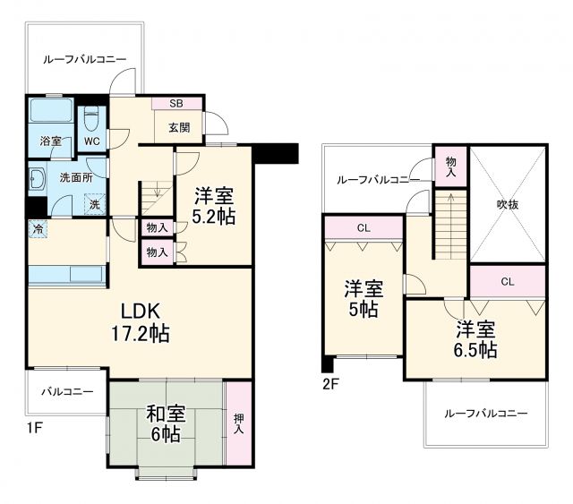 【ライオンズマンション吉野原の間取り】