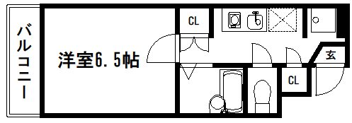 京都市伏見区深草西浦町８丁目のマンションの間取り