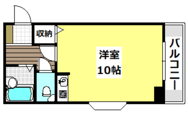 茨木市主原町のマンションの間取り