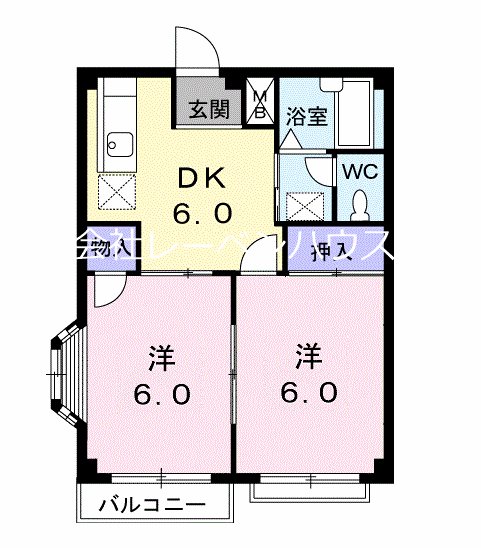 エルディム加藤の間取り