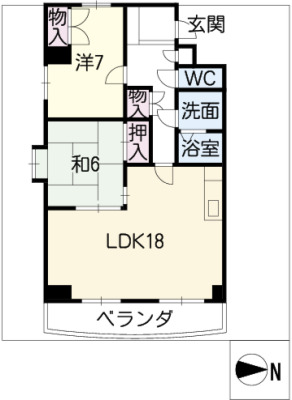 フォーブル日進の間取り