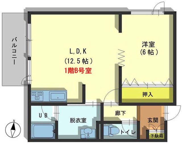 ハイセンス山形の間取り