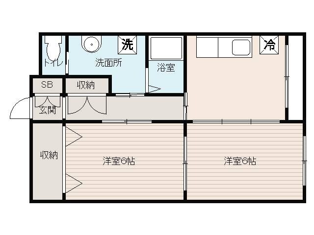 メゾンドゥボナールの間取り