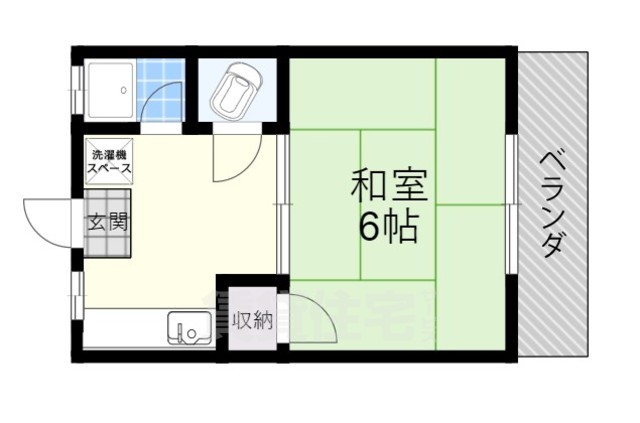 コーポ草津の間取り