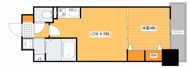 S-RESIDENCE本川町affordの間取り