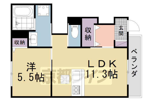 メゾン・ド・マルス（ｍａｉｓｏｎ　ｄｅ　ｍａｒｓ）の間取り