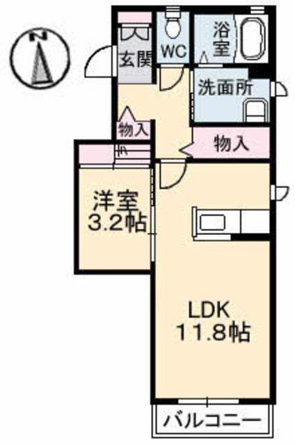 シャーメゾンＷｅ－ＩＩの間取り