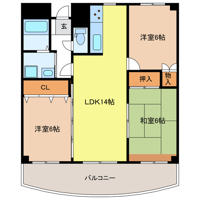 グレイスフォート岬の間取り