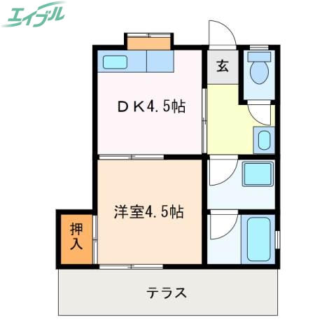 上村様共同住宅の間取り