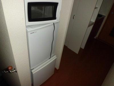 その他　冷蔵庫と電子レンジ。