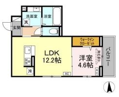 仮)D-room浜ノ茶屋IIの間取り