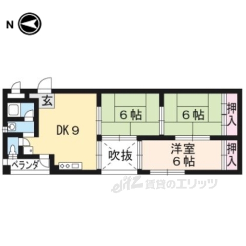 中央ハイツナカハラの間取り