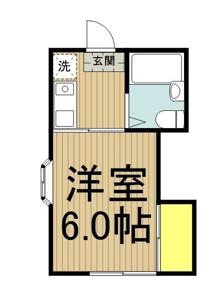 日野市新町のアパートの間取り