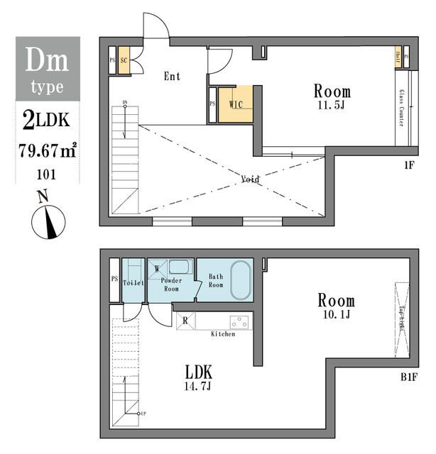 ＬＥＧＡＬＡＮＤ大井町の間取り