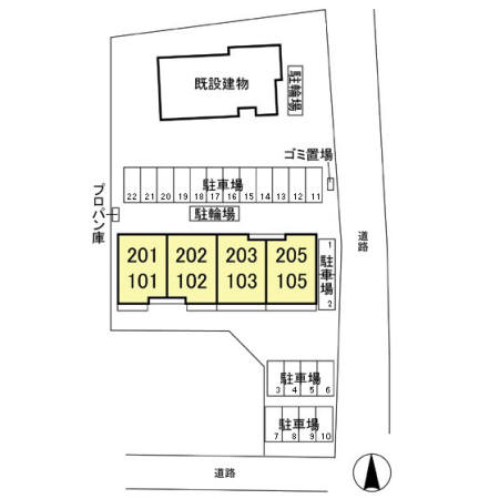 【太田市龍舞町のアパートのその他】