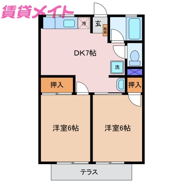 リブレ笹川の間取り