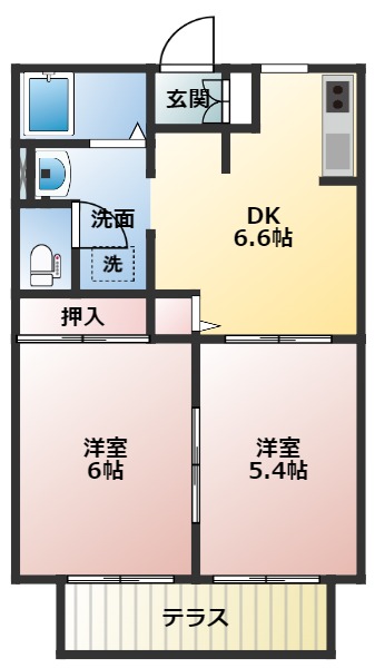 ルミエール山本の間取り