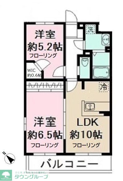 松戸市大谷口のマンションの間取り