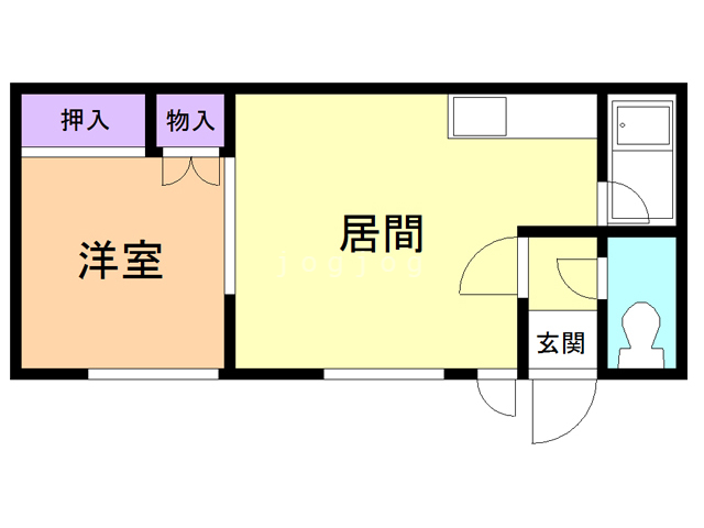 宮下ハイツの間取り