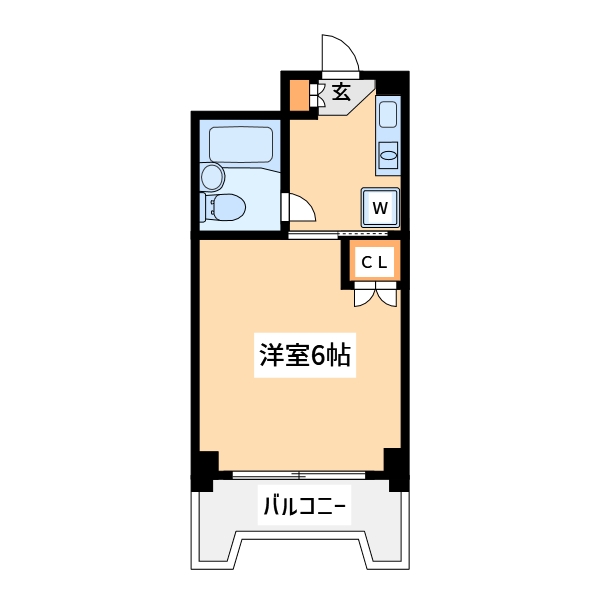 シェリールプレイス川崎の間取り